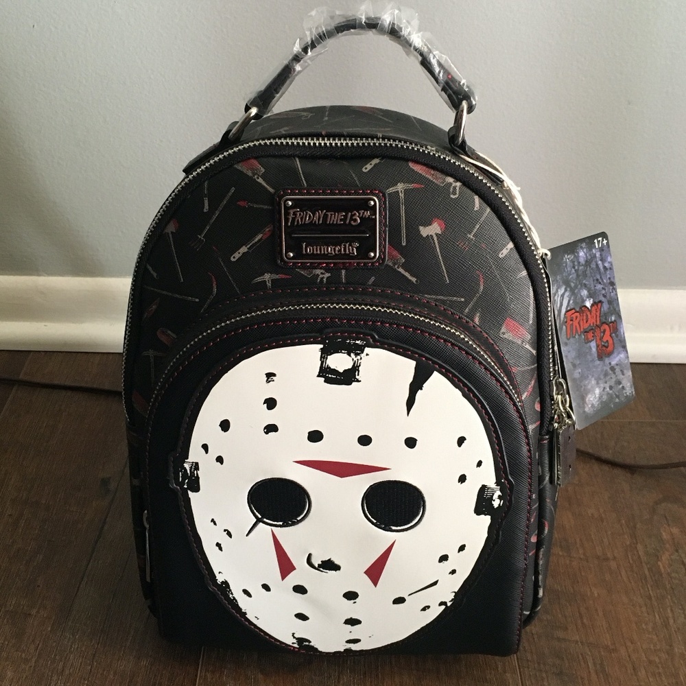 Loungefly Friday the 13th Jason Mini Backpack New with Tags